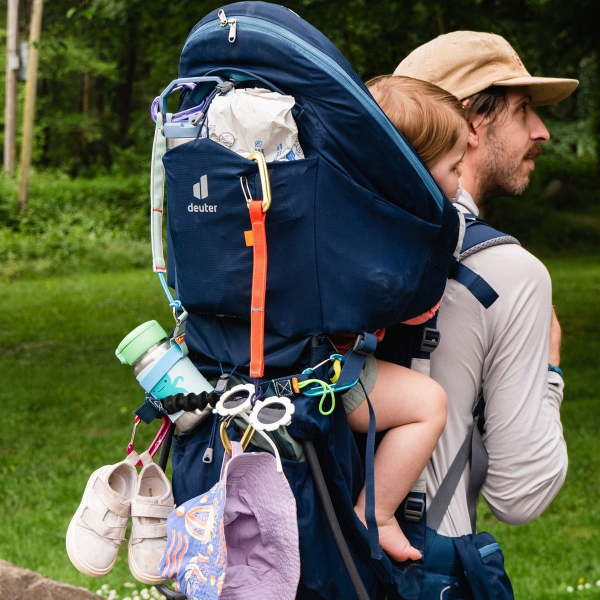 Tether Max – Stroller Gear Rail &amp; Multi-Use Bungee Gear Strap