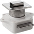 Sea-Dog Push Button Rim Latch - Square - Stainless Steel/Plastic Housing