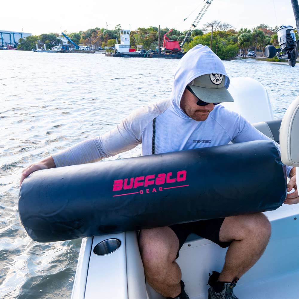 11.8" x 39.4" Inflatable Boat Fender with Electric Pump