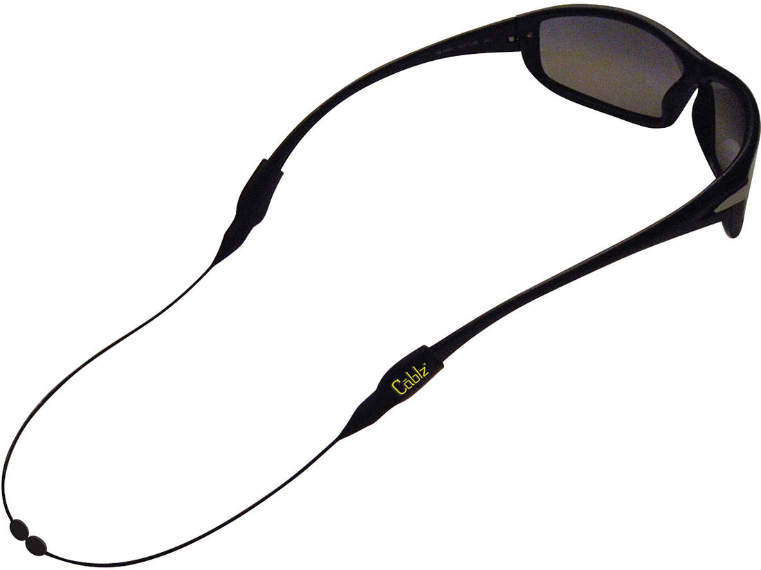 CABLZ Zipz Black 12&quot; - Stylish Eyewear Retainers