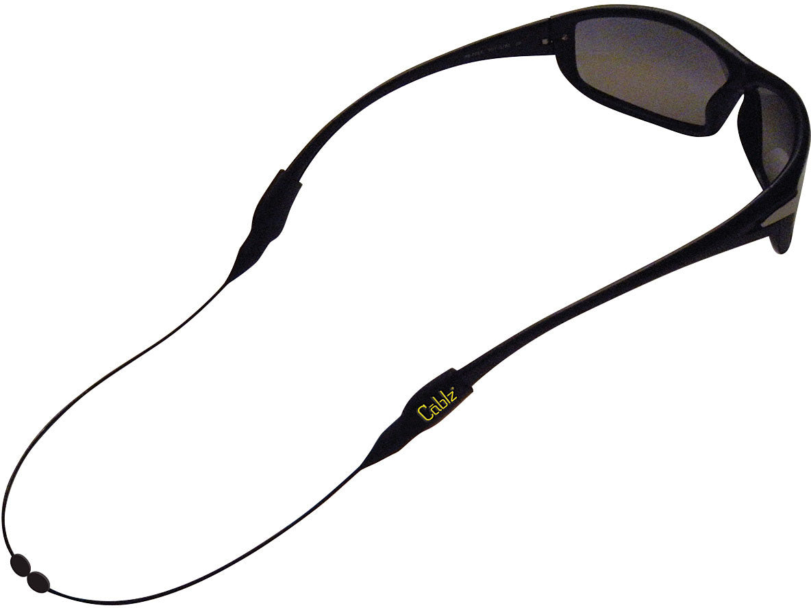 CABLZ Zipz Black 12&quot; - Stylish Eyewear Retainers