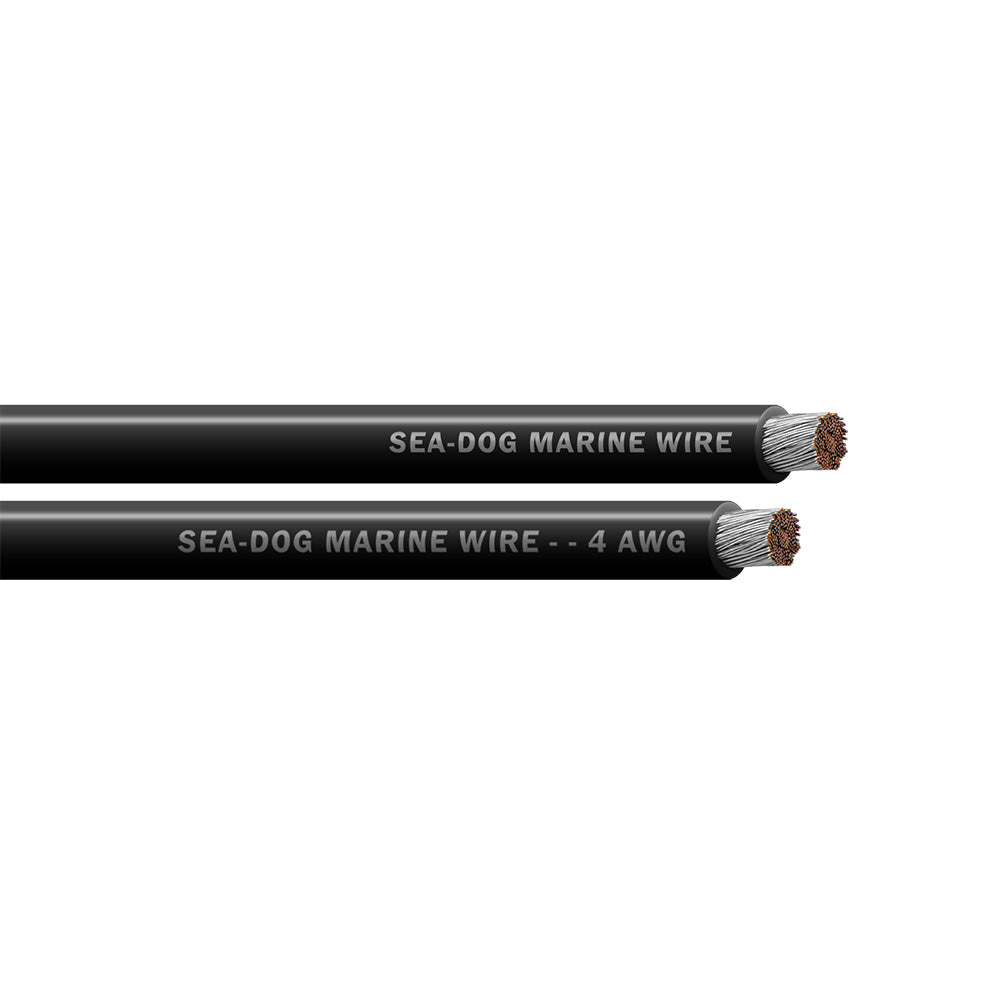 Sea-Dog 4 AWG Black Battery Cable - 50&