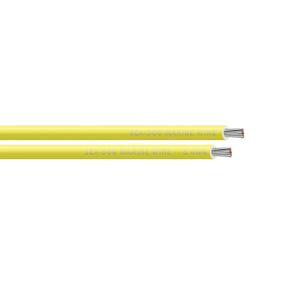 Sea-Dog 8 AWG Yellow Primary Wire - 50&