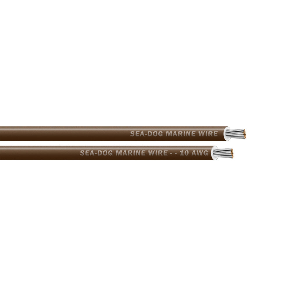 Sea-Dog 10 AWG Brown Primary Wire - 100&