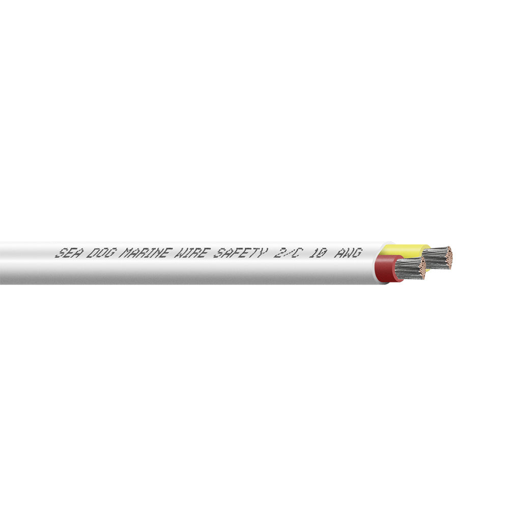 Sea-Dog 10/2 AWG Flat Duplex Safety Wire - Red/Yellow - 100&