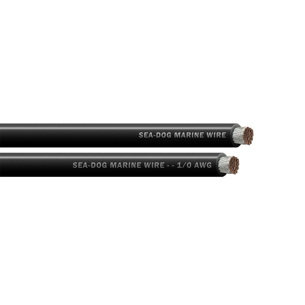Sea-Dog 1/0 AWG Black Battery Cable - 25&
