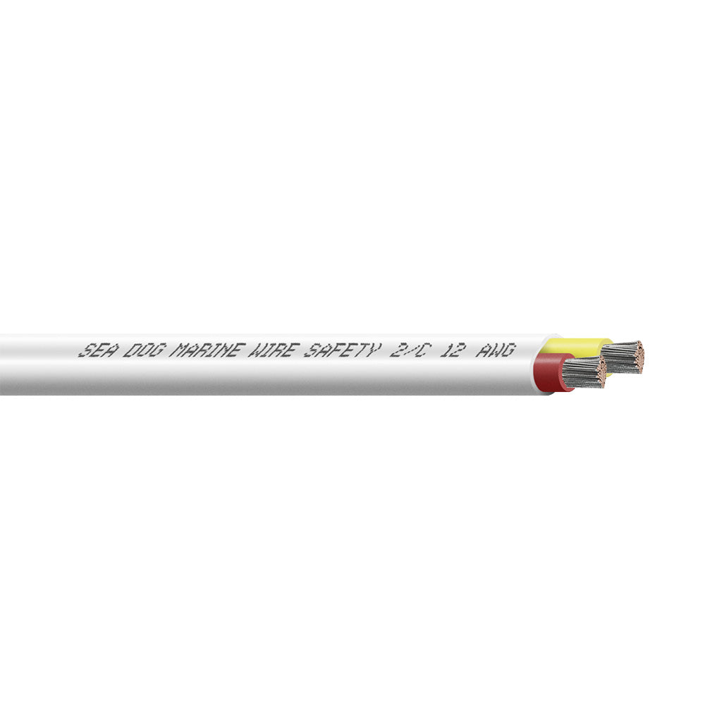 Sea-Dog 12/2 AWG Flat Duplex Safety Wire - Red/Yellow - 100&