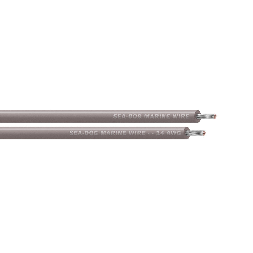 Sea-Dog 14 AWG Grey Primary Wire - 100&