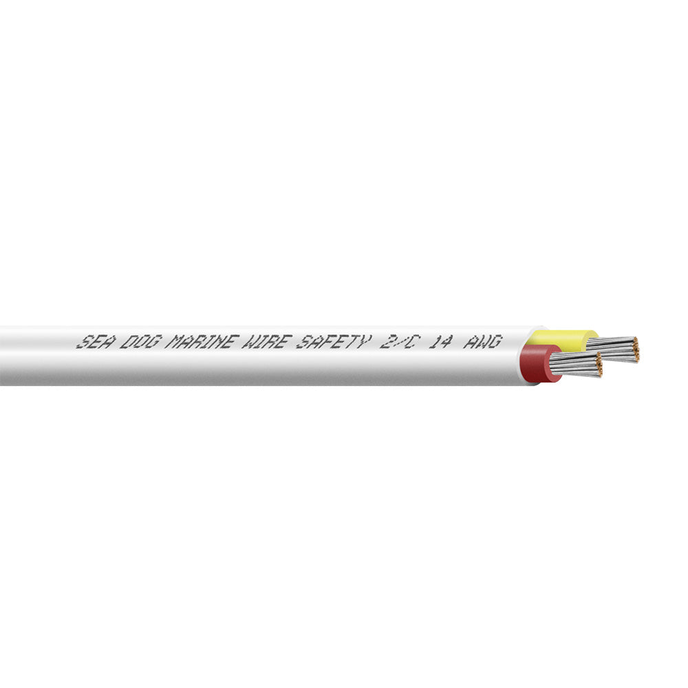 Sea-Dog 14/2 AWG Flat Duplex Safety Wire - Red/Yellow - 100&