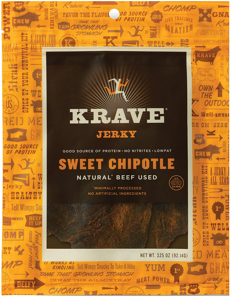 KRAVE Jerky Chi PO Tle Beef - Savory Snack Delight
