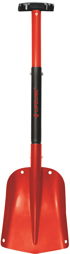 LIFELINE Alum S PO Rt Utility Shovel Red - Durable and Lightweight Design