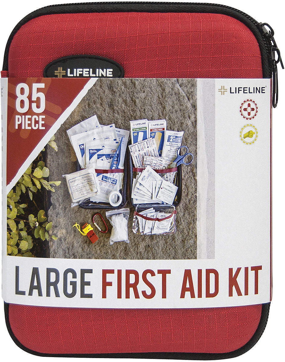 LIFELINE Hrd Shll First Aid Kit Large 85 Pc