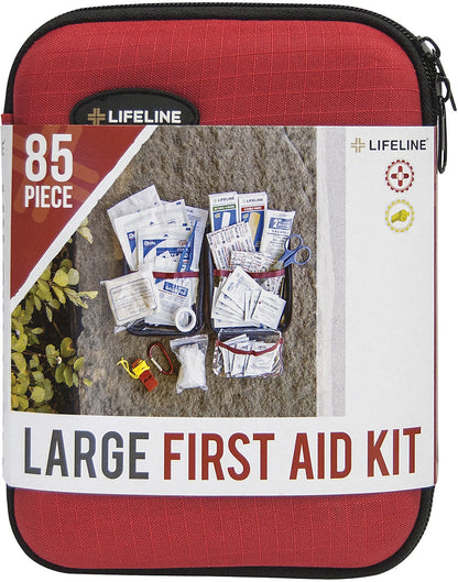 LIFELINE Hrd Shll First Aid Kit Large 85 Pc