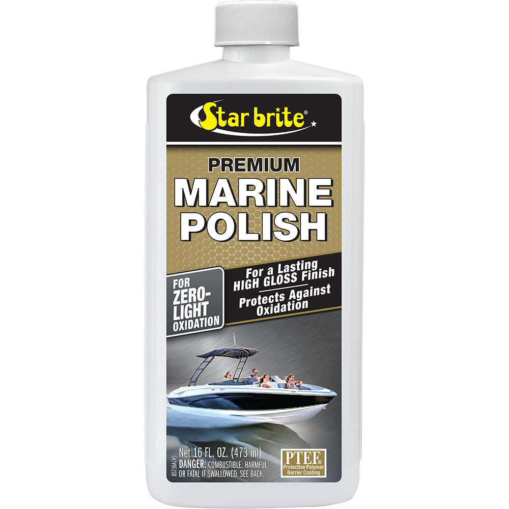 Star brite Premium Marine Polish - UV Protection &amp; High Gloss Finish - 16 oz