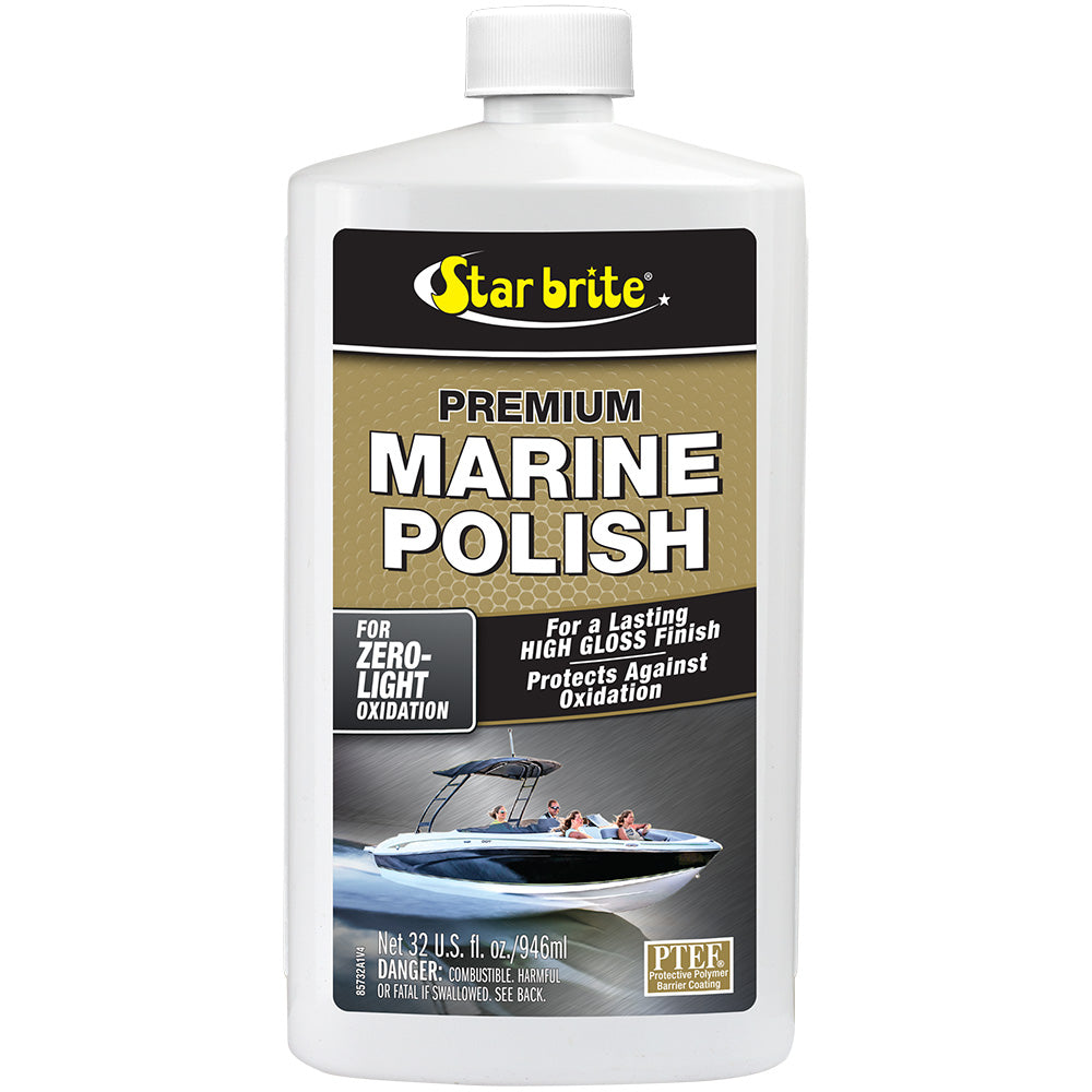 Star brite Premium Marine Polish - UV Protection &amp; High Gloss Finish - 32 oz