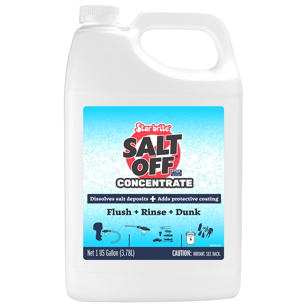 Star brite Salt Off - Concentrate- Salt Remover Wash &amp; Engine Flush - 1 Gallon