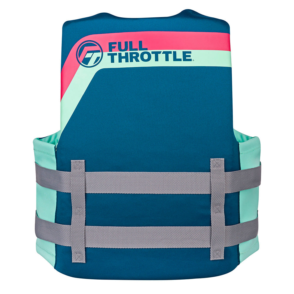 Full Throttle Adult Rapid-Dry Life Jacket - L/XL - Aqua