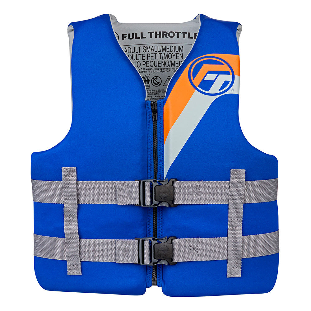 Full Throttle Adult Rapid-Dry Life Jacket - S/M - Blue