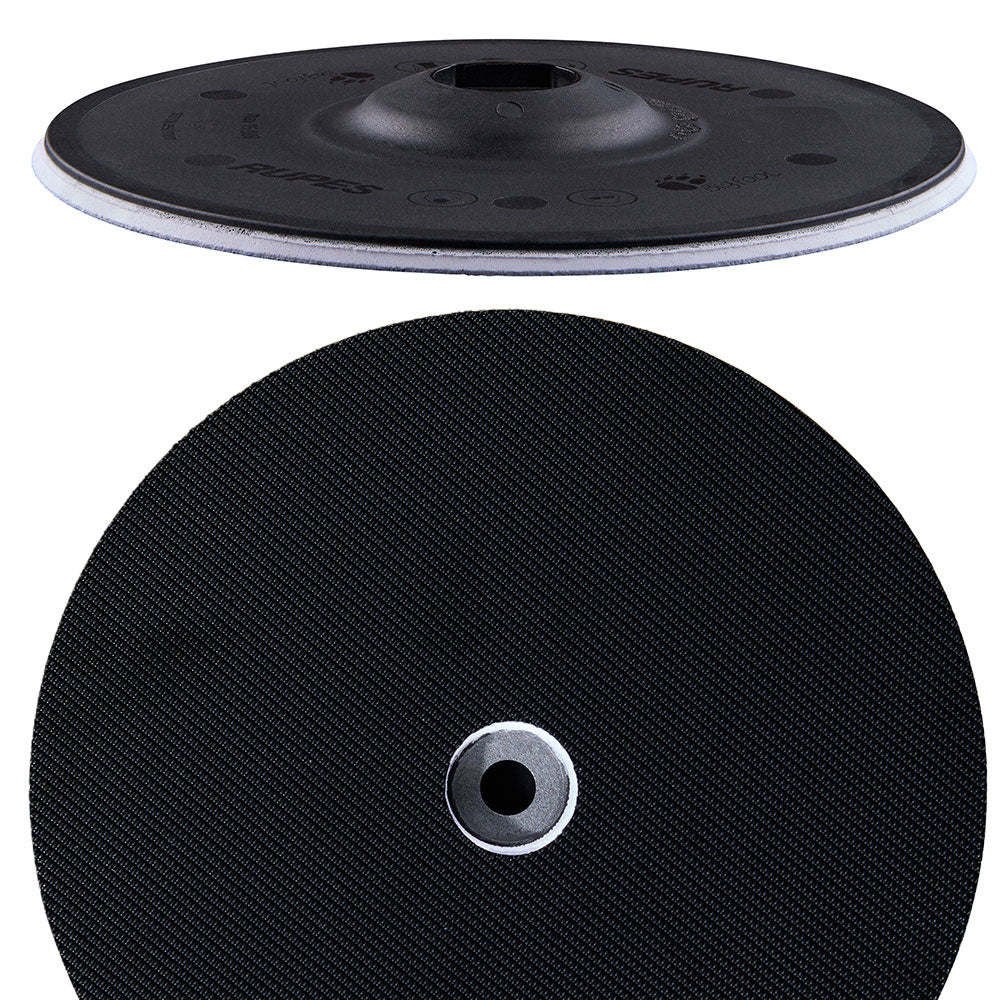 RUPES PrecisionPro Backing Plate - 125mm/5" - Velcro M8 Bolt &amp; Shroud Lubricant