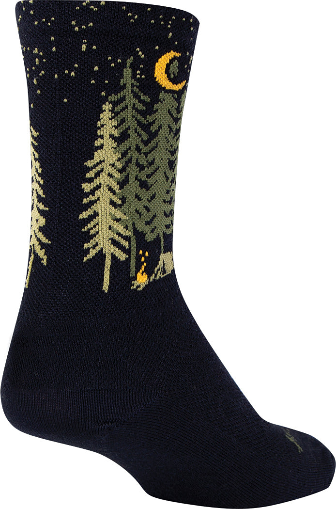 SOCKGUY Camper 6" Wool Crew Socks - Sm/Md