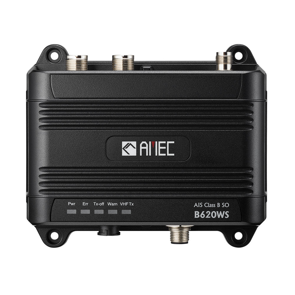 AMEC B620WS Class B AIS Transceiver w/WI-FI &amp; VHF Splitter - 2W CSTDMA, NMEA2000, NMEA 0183, USB