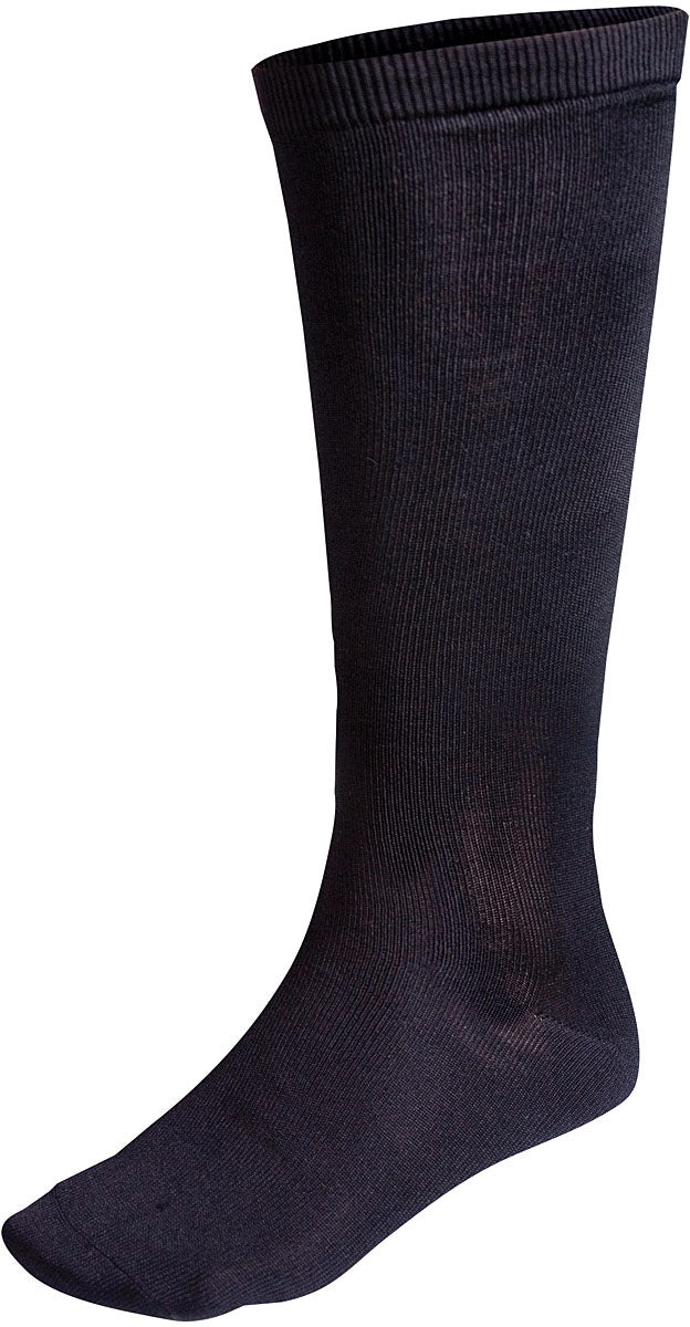 TERRAMAR Slk Nyln Sock Lnr Small (3-6) Black