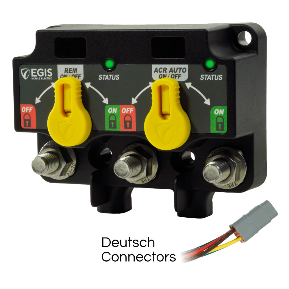 Egis XD Flex 1 Dual Relay/ACR w/Knob - 6-Pin DTM Connector