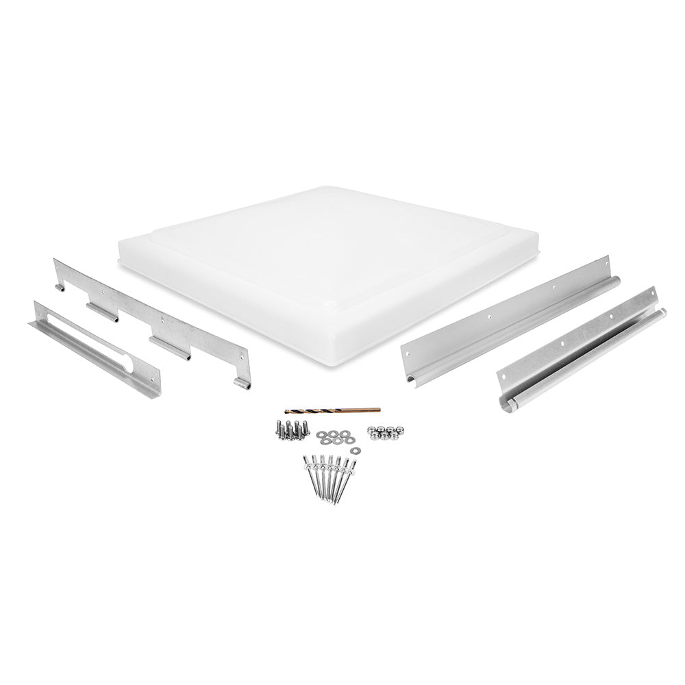 Camco Universal RV Roof Vent Replacement Kit - Fits Standard 14" x 14" Vent Openings