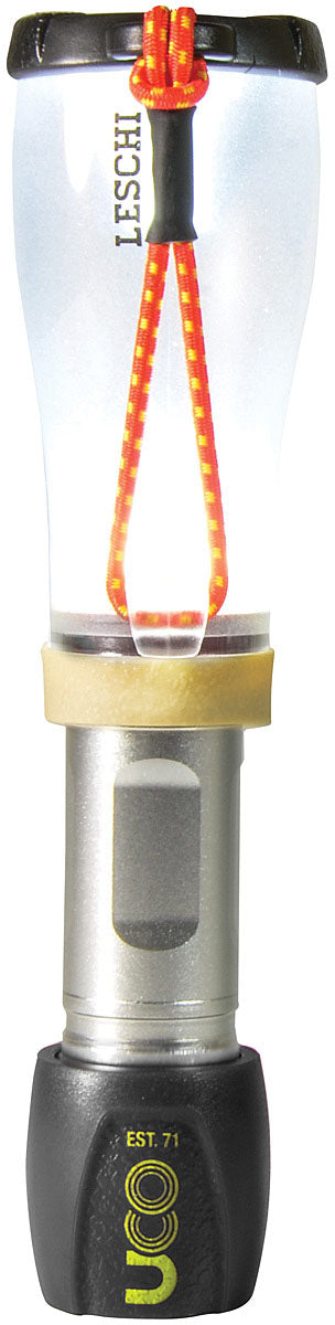 UCO Leschi Lantern and Flashlight Silver - Versatile Outdoor Lighting Solution