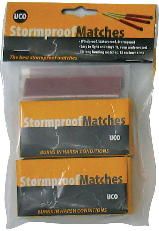 UCO Stormproof Matches 2 Pack - Reliable Waterproof Fire Starting Tool