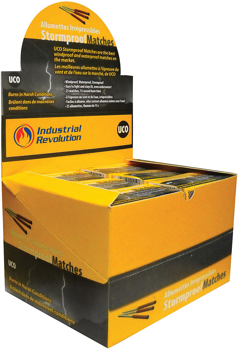 UCO Stormproof Matches Bulk PO P – Reliable Waterproof Camping Fire Starter