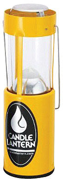 UCO Candle Lantern Classic Yellow - Portable Outdoor Candle Lantern
