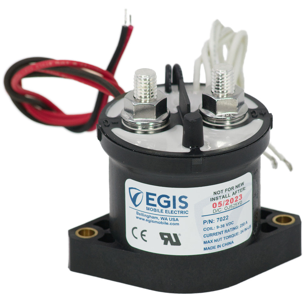 Egis Contactor 500A 12/24V w/Aux Contacts