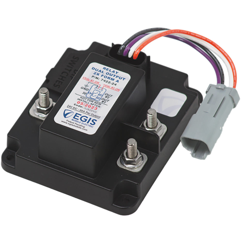 Egis TH3 Dual Relay 2 x 80A - 24V