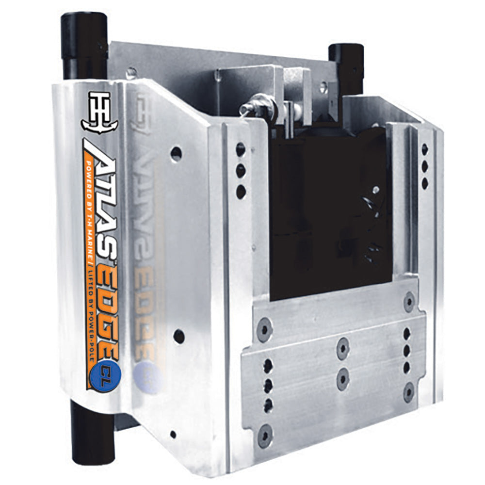 T-H Marine ATLAS EDGE 8" Set Back Hydraulic Jack Plate - Classic - Silver
