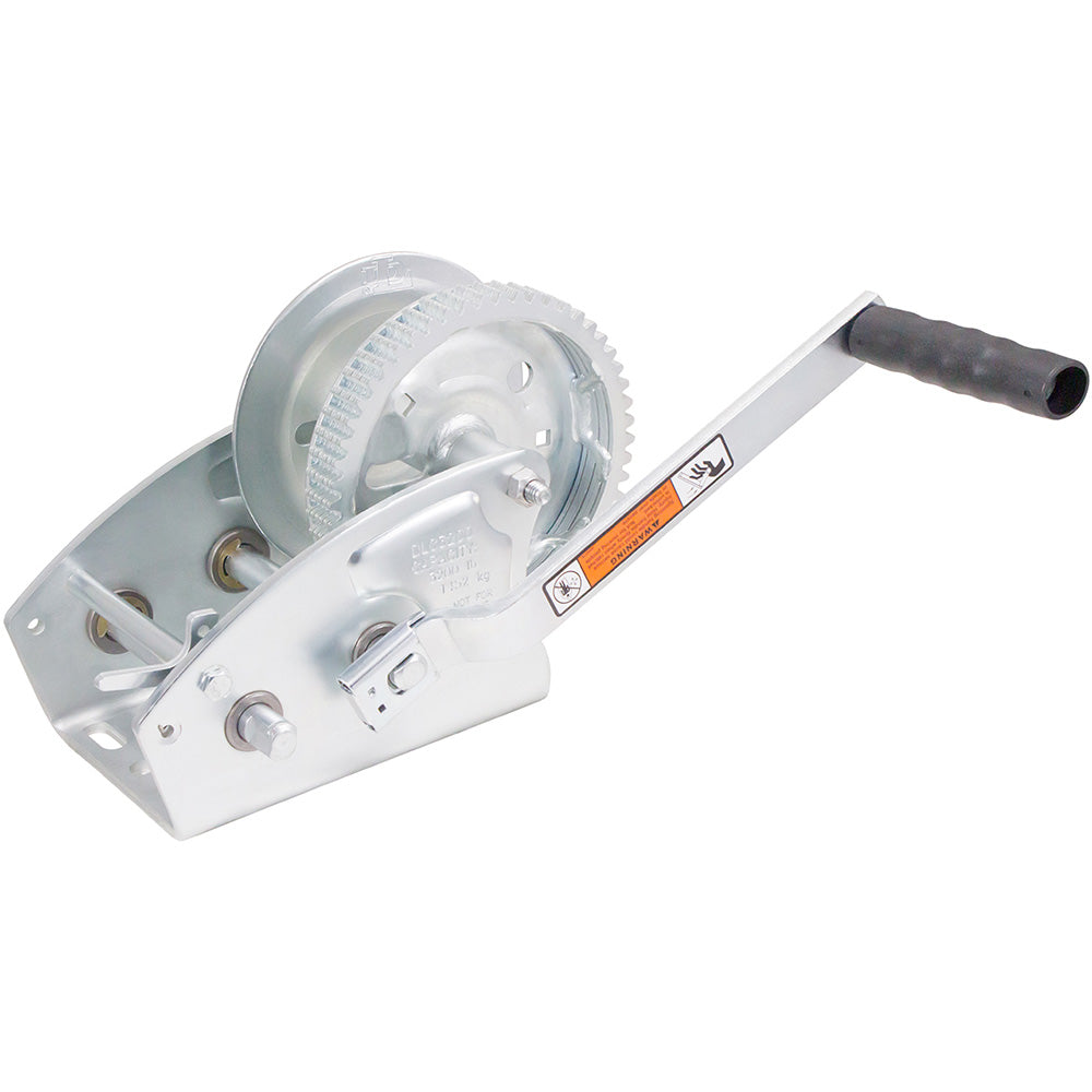 Load Rite Two-Speed Trailer Winch - 3200lbs - 25&