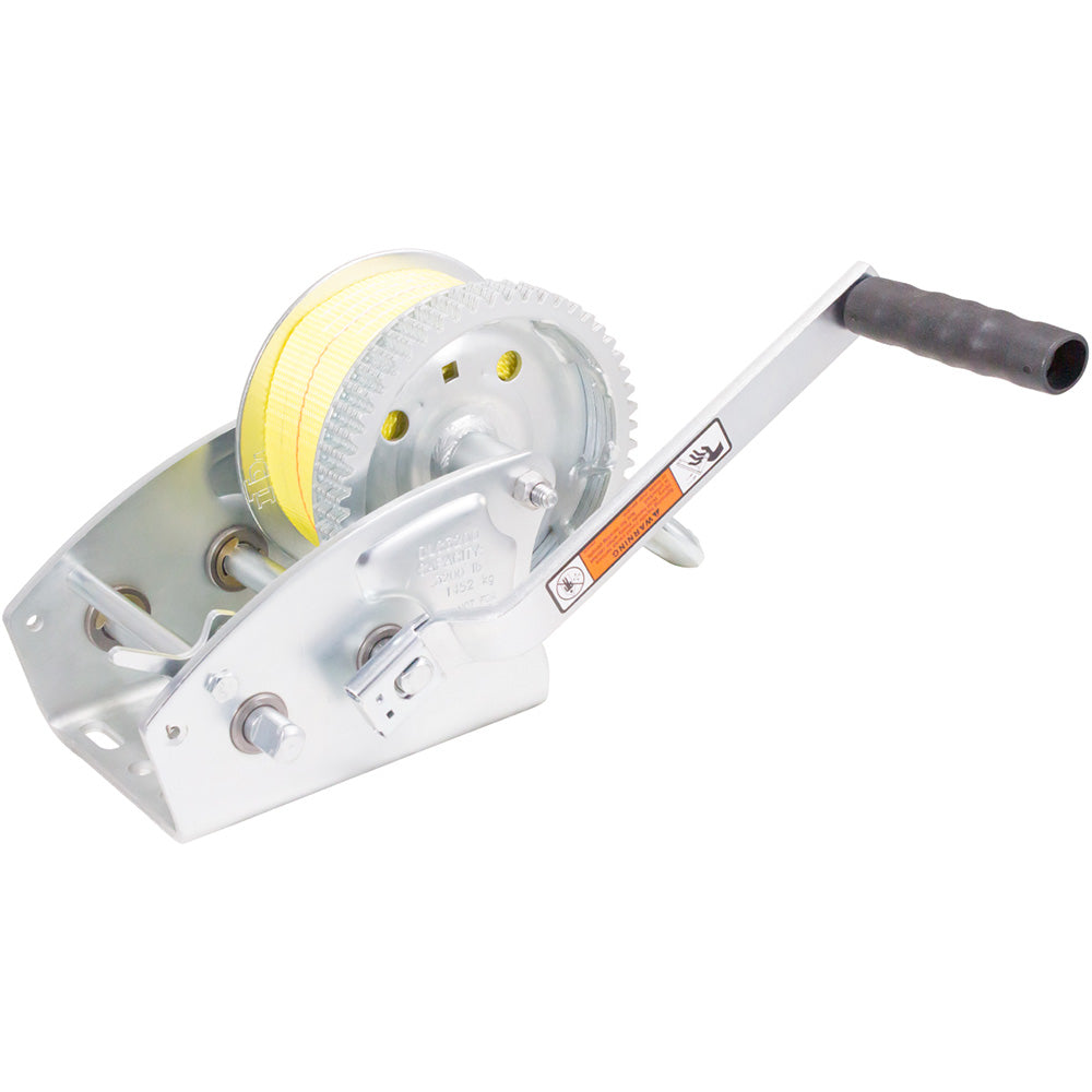 Load Rite Two-Speed Trailer Winch - 3200lbs - 25&