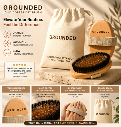 Grounded Labs Ionic Bristle Copper Dry Brush