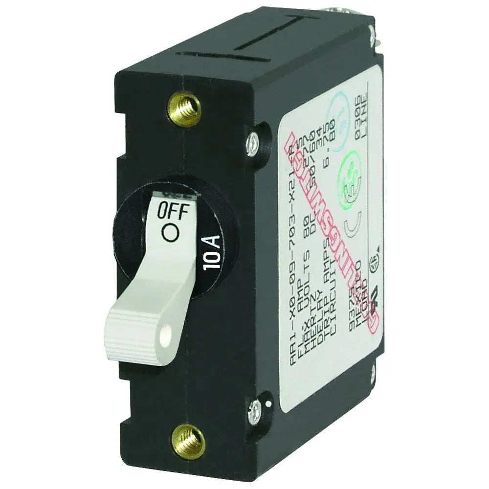 Blue Sea 7206 ACDC Single Pole Magnetic World Circuit Breaker 10AMP ...
