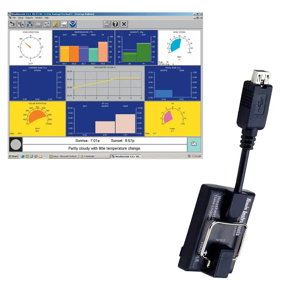 Davis WeatherLink f/Vantage Pro2 &amp; Vantage Vue [6510USB]