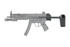 HK PDW  3 POSITION ADJUSTABLE BRACE, MP5/HK53, BLACK