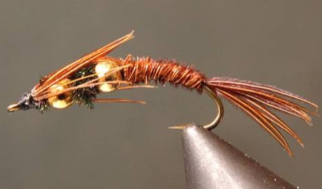 Double Bead - Pheasant Tail / Prince / Gold Rib Hare&