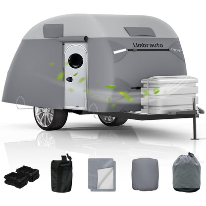 Umbrauto 7 Layers Teardrop Travel Trailer Cover