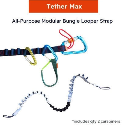 Trail Tether Max -  All-Purpose Bungie Gear Management System