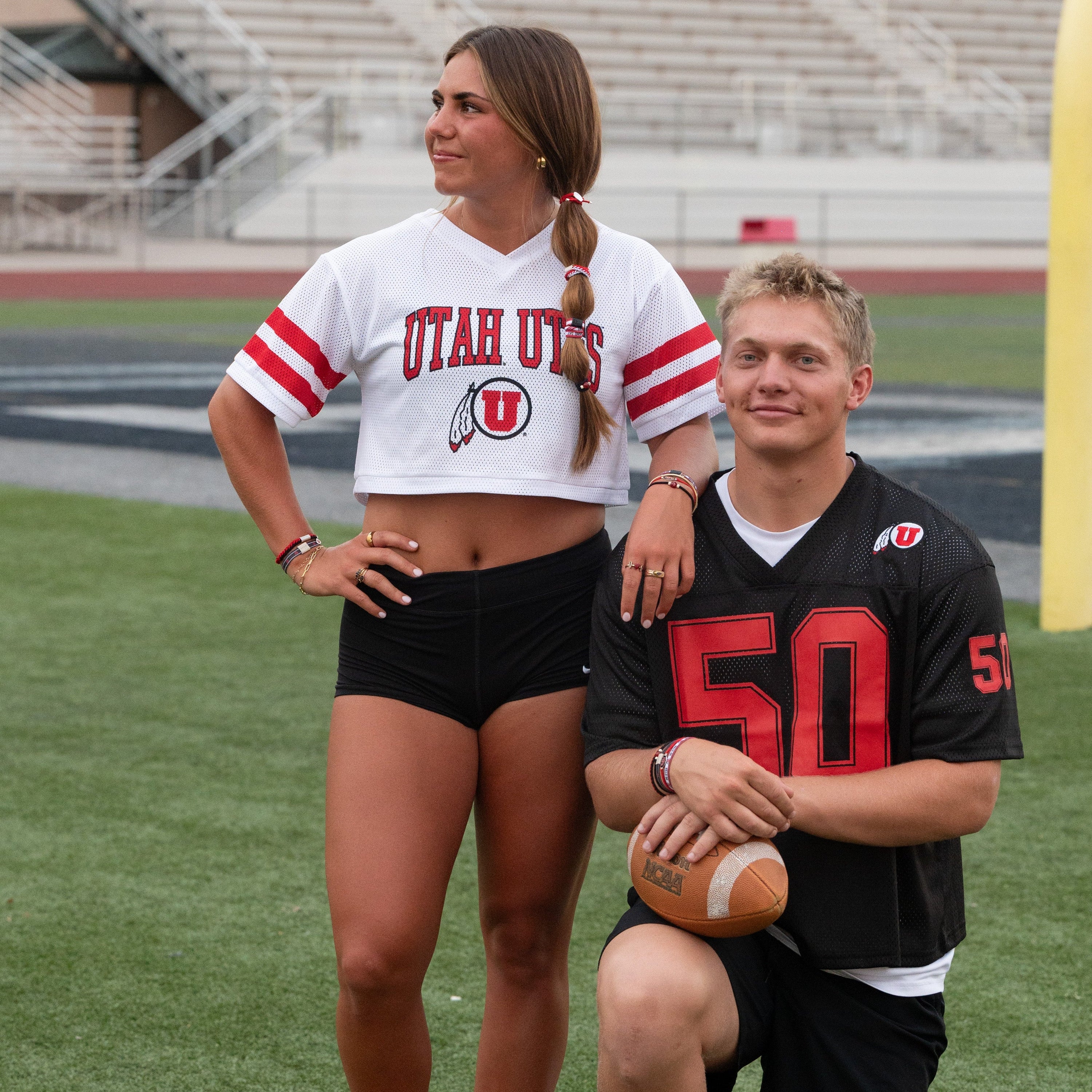 "University of Utah" Game Day Hair Tie Bracelets