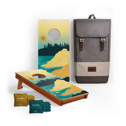 1ft x 2ft Graphic Wood Travel Cornhole Set | National Parks Inspired Collection