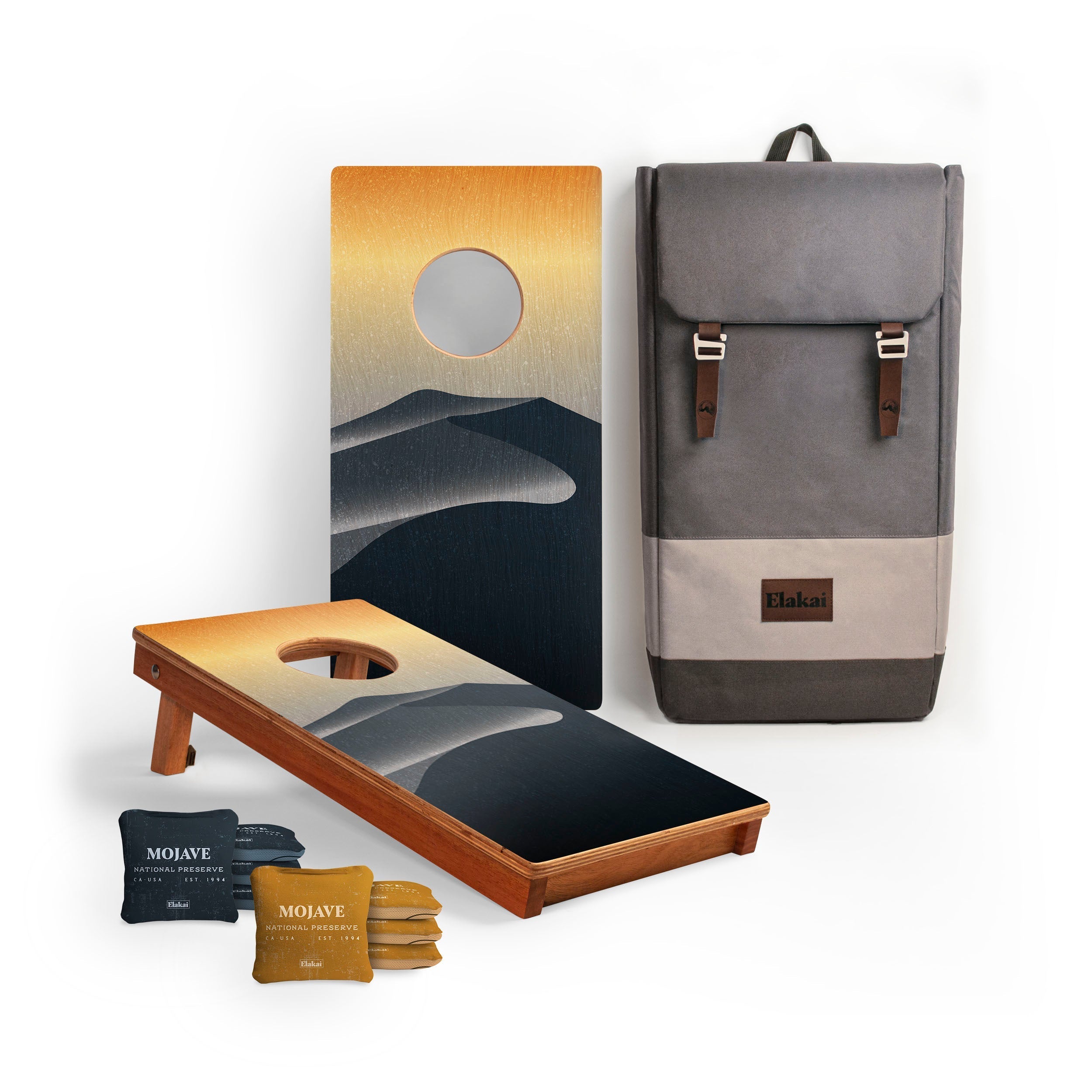 1ft x 2ft Graphic Wood Travel Cornhole Set | National Parks Inspired Collection