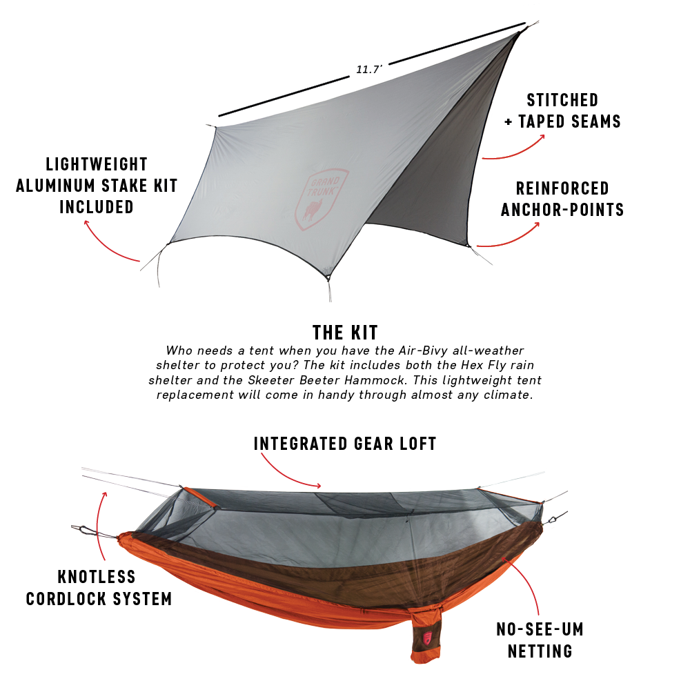 Air Bivy All Weather Shelter &amp; Hammock