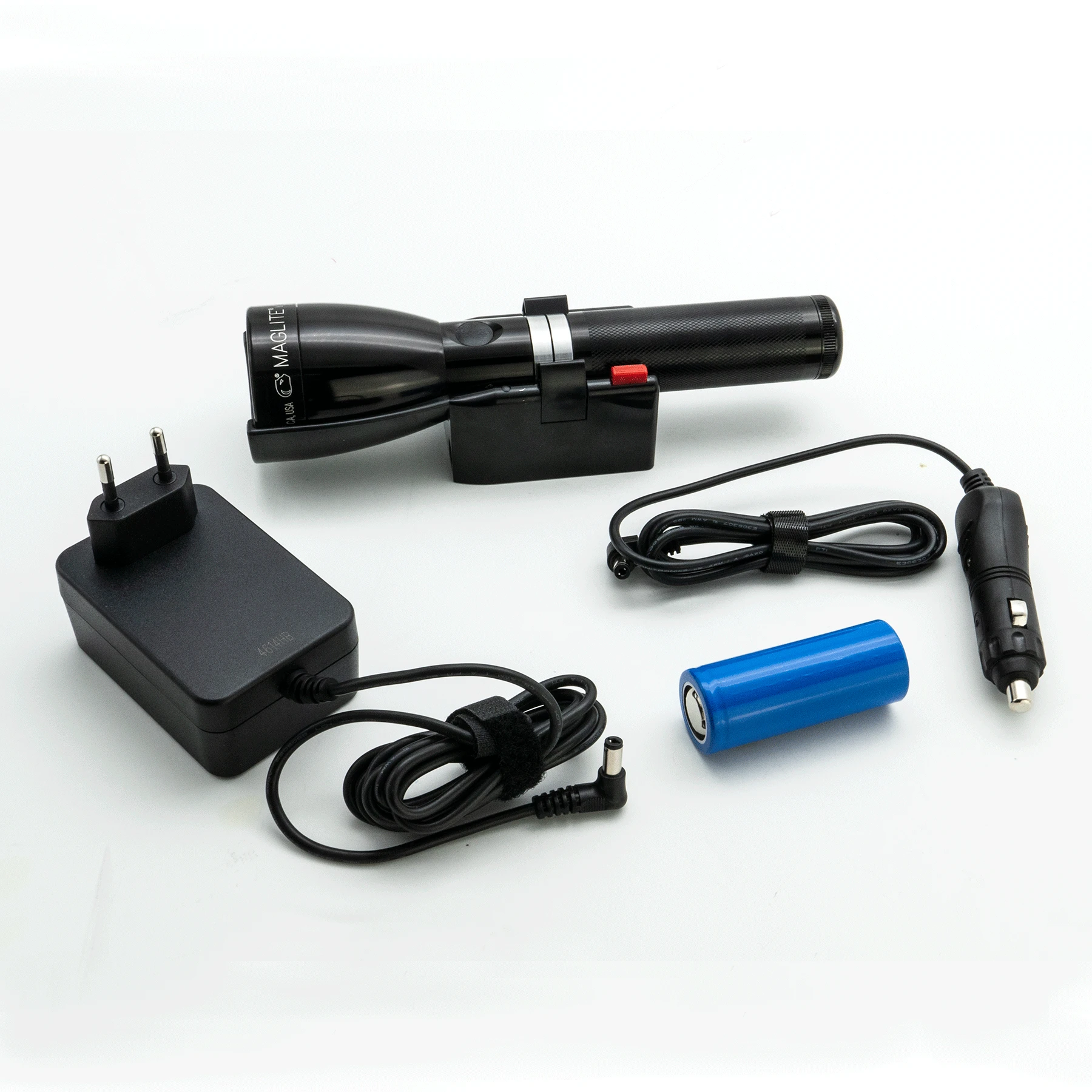 ML150LRS Flashlight, LiFePO4 Battery, Charging Cradle, 230V Converter