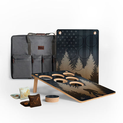 22-in × 31-in Wood Travel Cornhole Boards Set | Cornhole Pong Collection
